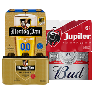 Pils van Hertog Jan, Jupiler of Bud