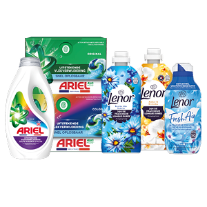 Alle Lenor wasverzachter of Ariel
