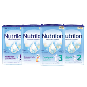 Alle Nutrilon standaard 2 of 3, Nutrilon Dreumesmelk 4 of Nutrilon Peutermelk 5