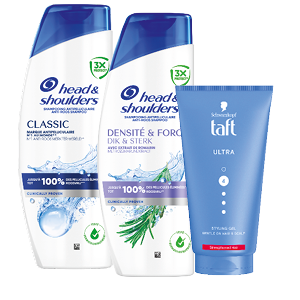 Alle Head & Shoulders, Taft of Gliss