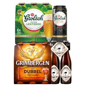 Speciaalbieren van Grolsch, Grimbergen of Brouwerij 't IJ