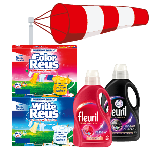 Alle Witte Reus, Fleuril of Color Reus wasmiddel