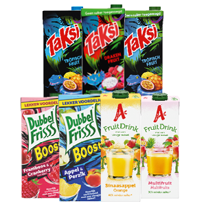 DubbelFrisss Boost, Appelsientje FruitDrink of Taksi