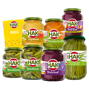 Alle HAK groenteconserven