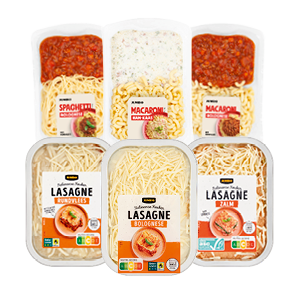 Jumbo lasagne of pasta maaltijden