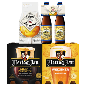 Speciaalbieren van Hertog Jan of Tripel Karmeliet