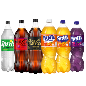 Coca-Cola Vanille, Vanille creamy, Cherry of Cafeïnevrij, Fanta, Sprite of Fernandes