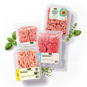 Jumbo runder-, kip-, gemengd of vegetarisch gehakt