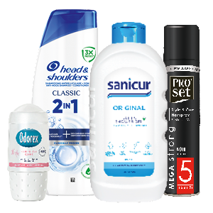 Alle Head & Shoulders, Odorex, Proset of Sanicur