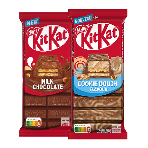 KitKat melk- of cookie dough reep