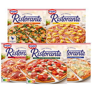 Alle Dr. Oetker Ristorante pizza