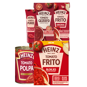 Alle Heinz tomatenproducten