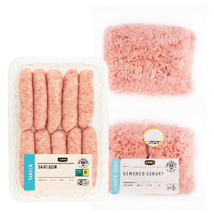 Gemengd gehakt of saucijzen