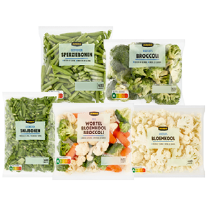 Jumbo broccoli, bloemkool, sperziebonen of snijbonen