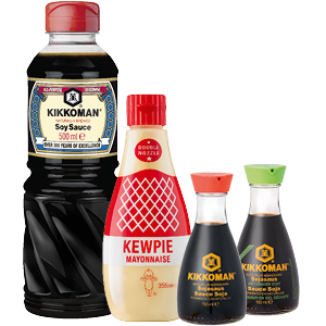 Alle Kikkoman of Kewpie