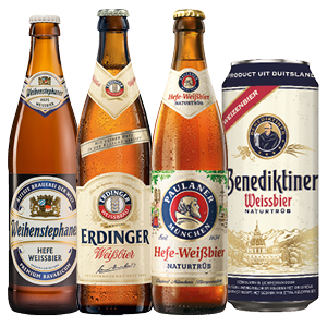 Weihenstephaner, Benediktiner, Paulaner of Erdinger