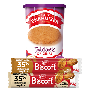 Lotus Biscoff Sandwich of Echte Enkhuizer