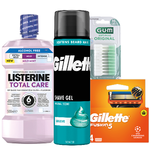 Alle Gillette, Listerine of GUM