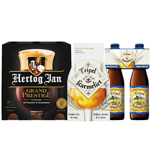 Speciaalbieren van Hertog Jan of Tripel Karmeliet