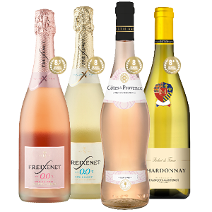 Francois Martenot Chardonnay, Jumbo Provence Rose, Freixenet 0%