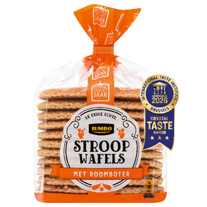 Jumbo roomboter stroopwafels