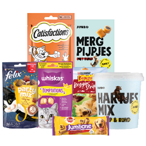 Alle honden- of kattensnacks