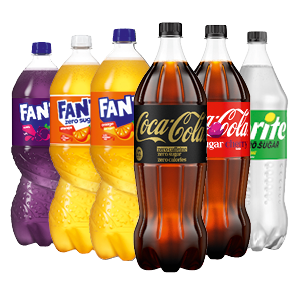 Coca-Cola vanilla, creamy vanilla cherry of cafeïnevrij, Fanta, Sprite of Fernandes