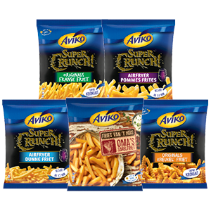 Alle Aviko Supercrunch of Friet van 't Huis