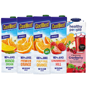 Coolbest 100% juice of Healthy People
