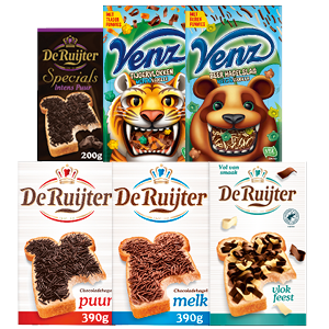 Alle De Ruijter of Venz pakken