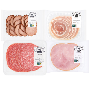 Jumbo snijworst, achterham, grillworst of ontbijtspek