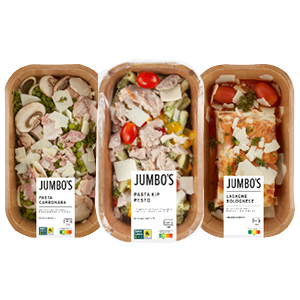 Alle Jumbo's verse Italiaanse of Wereldse maaltijden