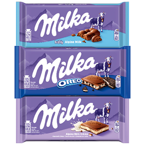 Milka chocoladerepen