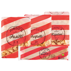 Alle Jumbo's pasta's