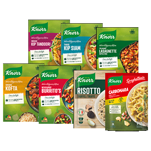 Alle Knorr Wereldgerechten, Risotteria's of Spaghetteria's