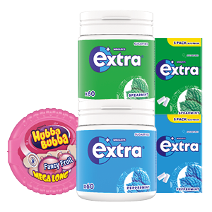 Alle Extra Gum of Hubba Bubba