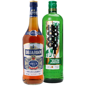 Hooghoudt dubbele graanjenever of Dujardin Vieux