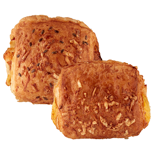 Kaas- of ham kaascroissant