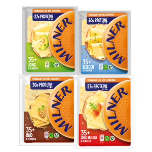 Milner kaas plakken