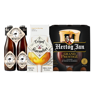 Speciaalbieren van Hertog Jan, Tripel Karmeliet of Brouwerij 't IJ