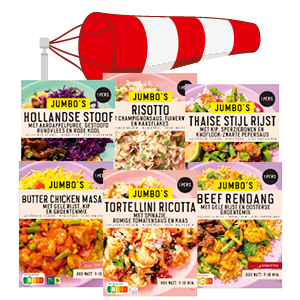 Alle Jumbo's vriesverse maaltijden