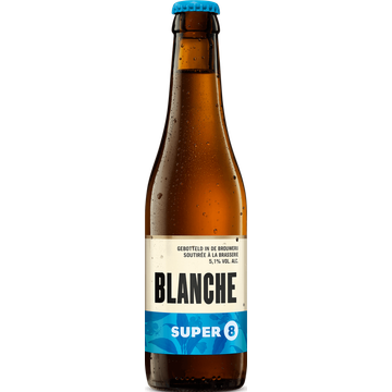 Super 8 - Blanche Witbier - Fles 330ML