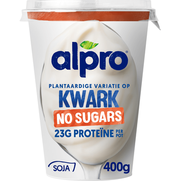Alpro Plantaardige Variatie Op Kwark Zonder Suikers 400g