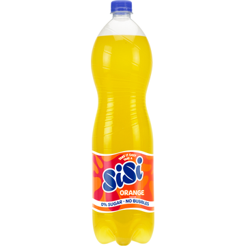 Sisi No Bubbles Orange 0% pet 1500 ml