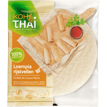 Koh Thai Loempia Rijstvellen om te Frituren 100g