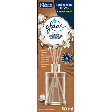 Glade Reed Diffuser Sensual Sandalwood & Jasmine 50ML