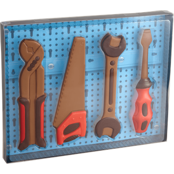 Gereedschapset Melkchocolade 150 g