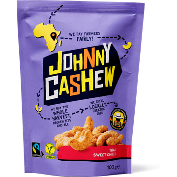 Johnny Cashew Thai Sweet Chilli 100g
