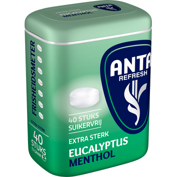 Anta Refresh Eucalyptus Menthol 40 Stuks 72 g