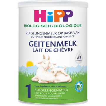 HiPP Biologisch Zuigelingenmelk op Basis van Geitenmelk 1 vanaf de Geboorte 400 g